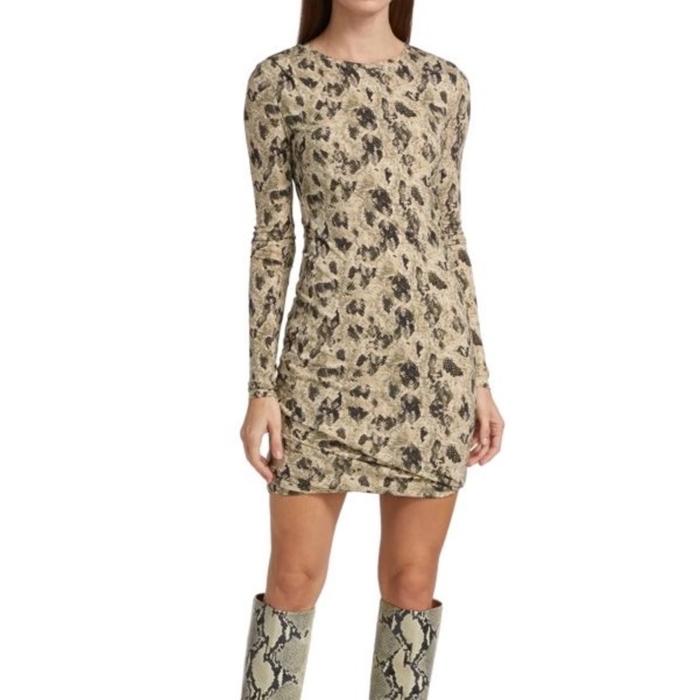Rag and Bone, Poppy draped mini dress, L. NWT